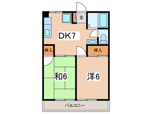 ＣＲＣマンション第２の物件間取画像